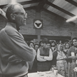 Fred Ross, Sr. at a mass held during Cesar Chavez's April 1968 fast